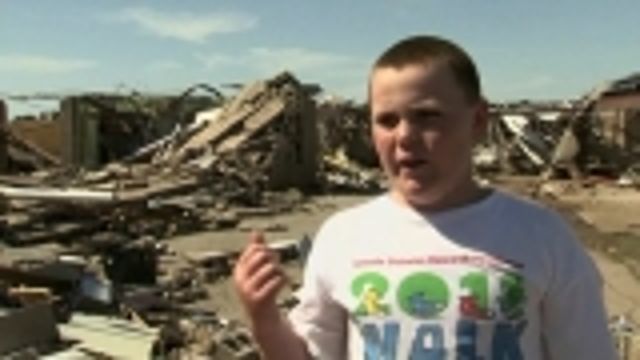 News video: Oklahoma tornado: school survivor's tale